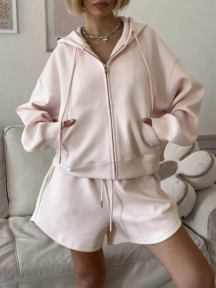 Casual Loose Two Piece Shorts  - Shorts ulasan dan harga