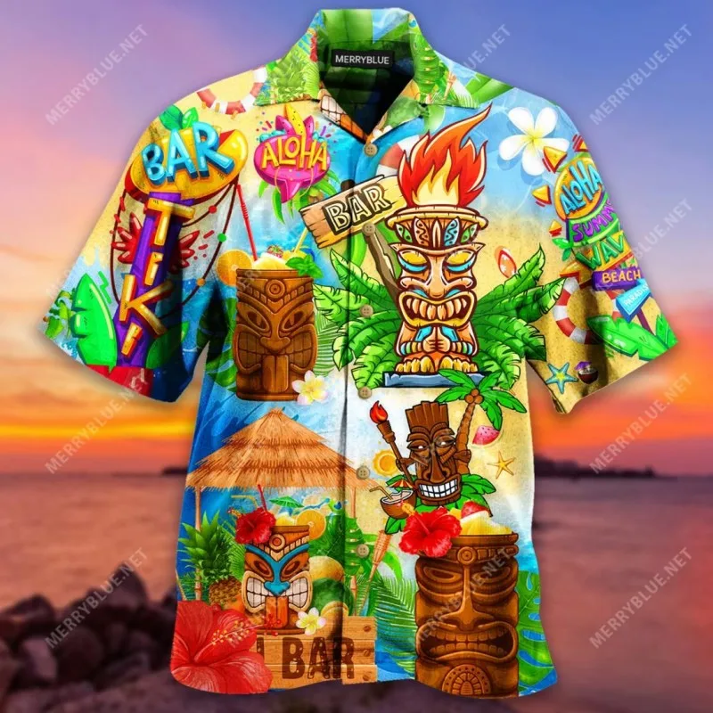 Mens Summer Hawaiian Floral Vi - Vintage Hawaiian Floral Shirt ulasan dan harga